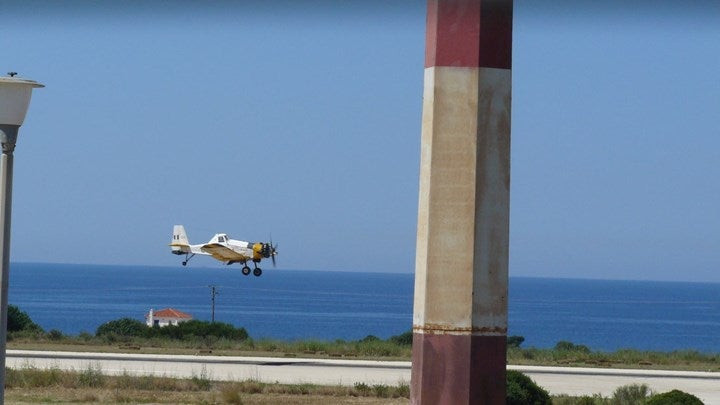Σε εξέλιξη δασική πυρκαγιά στη Λέσβο